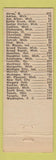 Matchbook Cover - Light's Restaurant Lansing MI WEAR