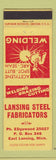 Matchbook Cover - Lansing Steel Fabricators East Lansing MI
