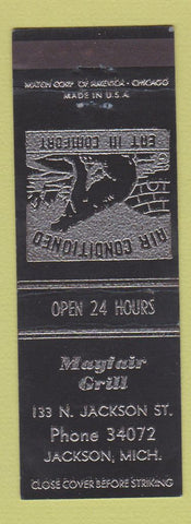 Matchbook Cover - Mayfair Grill Jackson MI