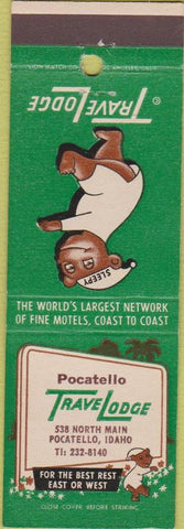 Matchbook Cover - Travel Lodge Motel Pocatello ID