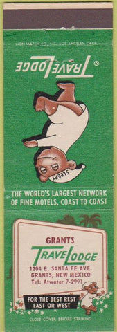 Matchbook Cover - Travel Lodge Motel Grants NM