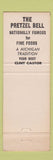 Matchbook Cover - The Pretzel Bell Restaurant Ann Arbor MI