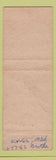 Matchbook Cover - Preketes Bros Sugar Bowl Ann Arbor MI WEAR