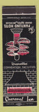 Matchbook Cover - The Pantlind Hotel Grand Rapids MI Charcoal Inn