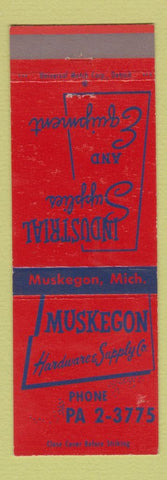 Matchbook Cover - Muskegon Hardware Supply Muskegon MI