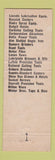 Matchbook Cover - Muskegon Hardware Supply Muskegon MI