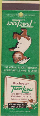 Matchbook Cover - Travel Lodge Motel Rochester NY