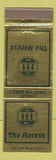 Matchbook Cover - The Recess Fisher Building Detroit MI