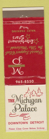 Matchbook Cover - The Michigan Place Restaurant Detroit MI