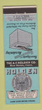 Matchbook Cover - Holden Metal Baths New Haven CT