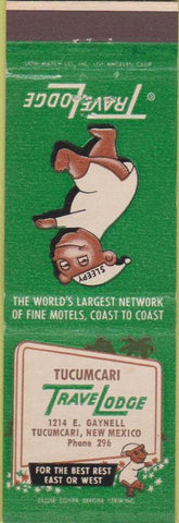 Matchbook Cover - Travel Lodge Motel Tucumcari NM