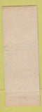 Matchbook Cover - The Angle Niagara Falls NY? BLUE