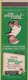 Matchbook Cover - Travel Lodge Motel Seattle WA