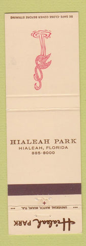 Matchbook Cover - Hialeah Park FL flamingo