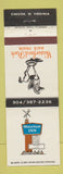 Matchbook Cover - Waterford Inn Park Horse Racing Chester WV