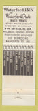 Matchbook Cover - Waterford Inn Park Horse Racing Chester WV
