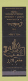 Matchbook Cover - The Cedars Middle Eastern Restaurant Detroit MI