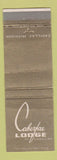 Matchbook Cover - Caberfae Lodge Cadillac MI