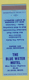Matchbook Cover - Blue Water Motel Ovid MI