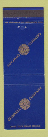 Matchbook Cover - Grinnell Company Spokane WA pipe fittings plumbing