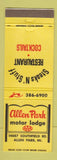 Matchbook Cover - Allen Park Motor Lodge Allen Park MI