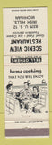 Matchbook Cover - Scenic View Restaurant Irish Hills MI