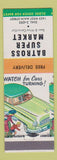 Matchbook Cover - Batross Super Market Grocery