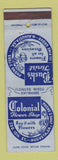 Matchbook Cover - Colonial Flower Shop August GA Bush's