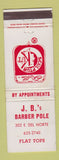 Matchbook Cover - JB's Barber Pole Colorado Springs? WEAR