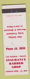 Matchbook Cover - Insurance Barber Shop Omaha NE