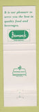 Matchbook Cover - Hazel Park Horse Racing Club House MI?