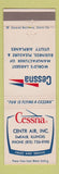 Matchbook Cover - Cessna Airplanes DeKalb IL
