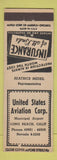 Matchbook Cover - United States Aviation Corp Long Beach CA Insurance