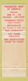 Matchbook Cover - Antlers Motel Vernal UT Dinosaur Land