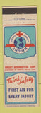 Matchbook Cover - Wright Aircraft Engines Aeronautical Safety