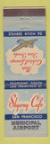 Matchbook Cover - Skyway Cafe Municipal Airport San Francisco CA