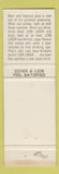 Matchbook Cover - Lion Beer Lager South Africa WEAR