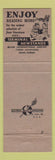 Matchbook Cover - Terminal News Stands Miami FL Airport