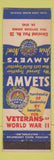 Matchbook Cover - AMVETS Veterans Cleveland OH