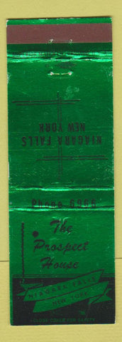 Matchbook Cover - The Prospect House Nigara Falls NY