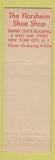 Matchbook Cover - Florsheim Shoes New York City