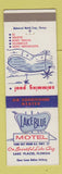 Matchbook Cover - Lake Blue Motel Lake Placid FL