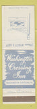 Matchbook Cover - Washington Crossing Inn PA