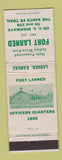 Matchbook Cover - Fort Larned KS WEAR