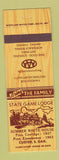 Matchbook Cover - State Game Lodge Custer SD