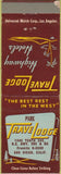 Matchbook Cover - Travel Lodge Motel Park San Diego CA