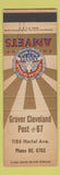 Matchbook Cover - AMVETS Grover Cleveland Post SAMPLE