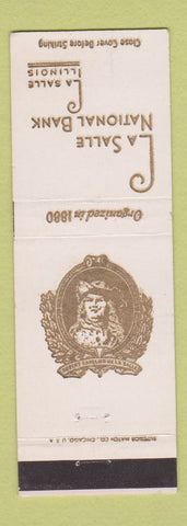 Matchbook Cover - La Salle National Bank IL WEAR