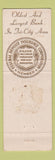 Matchbook Cover - La Salle National Bank IL WEAR