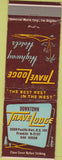 Matchbook Cover - Travel Lodge Motel Downtown San Diego CA
